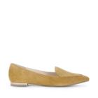 Sole Society Sole Society Cammila Pointed Toe Smoking Slipper - Honey Gold