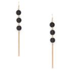 Sole Society Sole Society Duster Drop Earrings - Gunmetal Combo-one Size