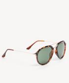 Sole Society Women's Remi Aviator Sunglasses Brown Tortoise One Size Plastic From Sole Society