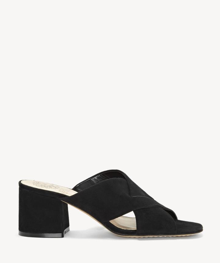 Vince Camuto Vince Camuto Stania Criss Cross Sandals Black Size 5 Suede From Sole Society