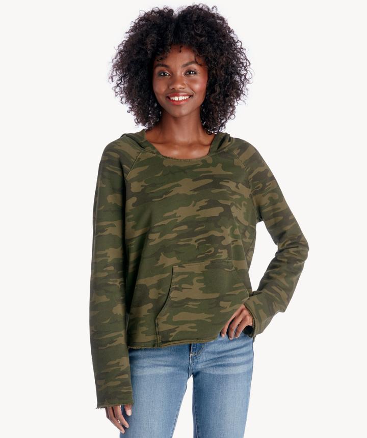Sanctuary Sanctuary Roadtripper Camo Hoodie Mother Nature Nature Size Extra Small From Sole Society