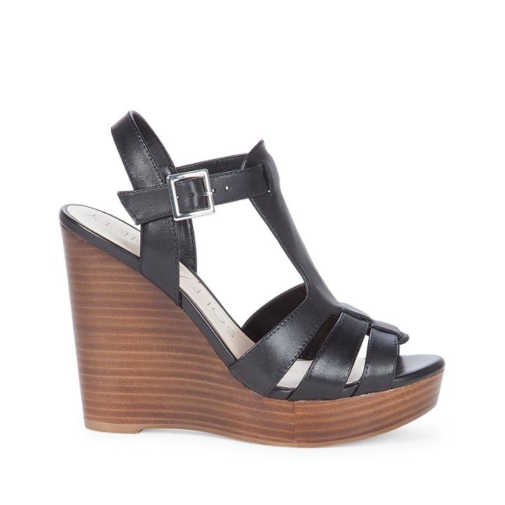 Sole Society Sole Society Chaya Wedge Sandal - Black