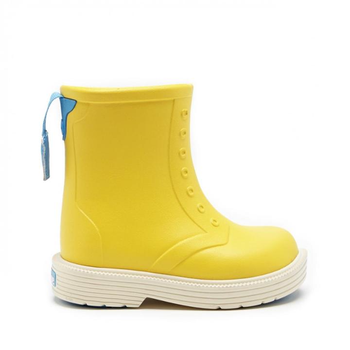 Native Native Sid Child Rain Boot - Bart Yellow Bone White-9t