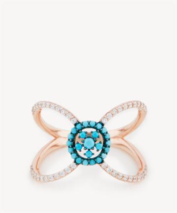 Karen London Karen London Rose Gold Vermeil Stone Ring