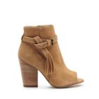 Joes Jeans Joes Jeans Celina Peep Toe Bootie - Tan-6