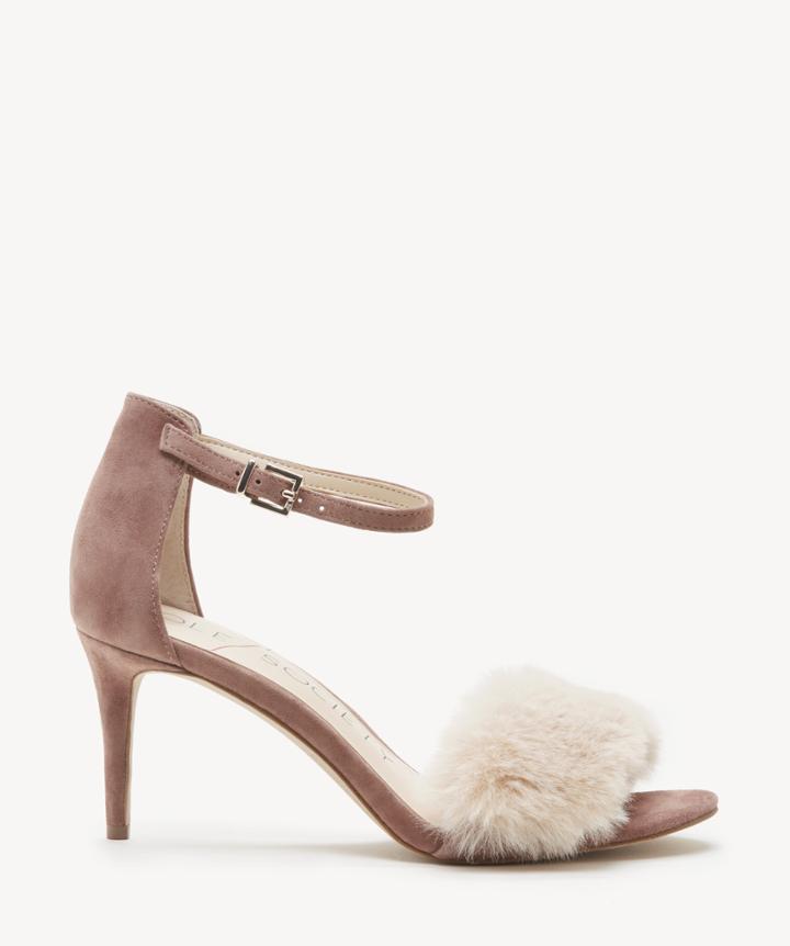 Sole Society Women's Annaya Dress Sandals Praline Size 5 Suede From Sole Society