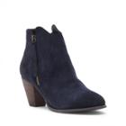 Sole Society Sole Society Justina Zipper Pull Bootie - Navy-5