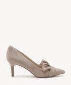 Sole Society Women's Darbia Ruffle Pumps Fall Taupe Size 5 Suede From Sole Society