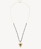 Sole Society Women's Beaded Kite Necklace Labradorite One Size From Sole Society