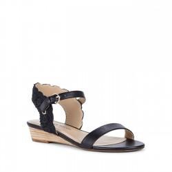 Solesociety Sole Society Robyn Mini Stacked Wedge - Black-5