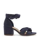 Lucky Brand Lucky Brand Xaylah Knotted Sandals Moroccan Blue Size 6.5 Suede From Sole Society