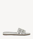 Vince Camuto Vince Camuto Ellanna Flats Sandals Gleaming Silver Size 5 Leather From Sole Society