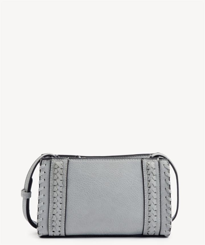 Sole Society Sole Society Destin Crossbody Bag In Color: Vegan Whipstitch Powder Blue Leather