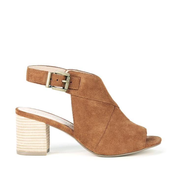 Sole Society Sole Society Zuma Block Heel Sandal - Cognac