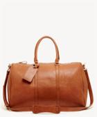 Sole Society Sole Society Lacie Vegan Weekender Bag Brown Leather