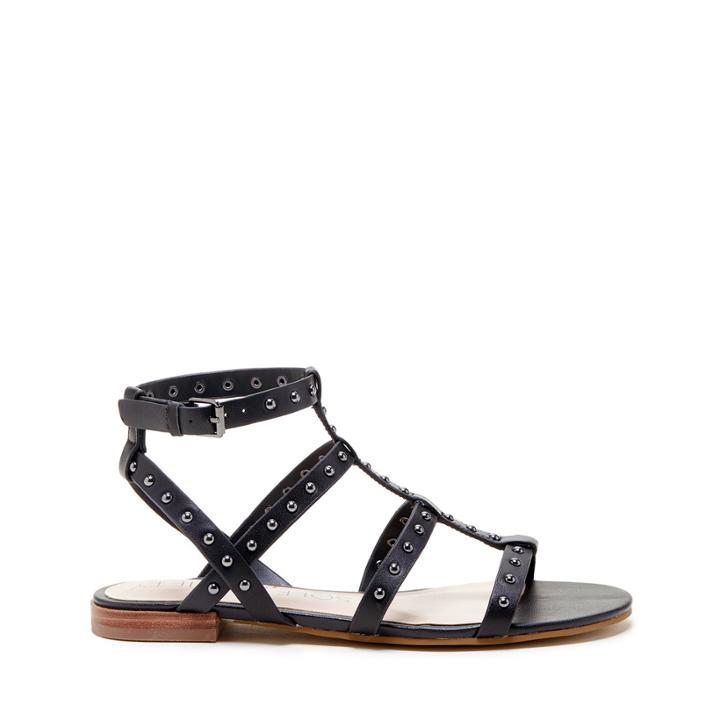 Sole Society Sole Society Celine Gladiator Flat Sandal - Black-5