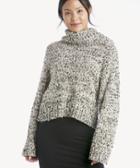 Moon River Moon River Women's Marled Cocoon Sweater In Color: Oatmeal Multi Size Xs From Sole Society