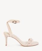 Sole Society Sole Society Avrilie Bow Sandals Blush Size 5 Suede