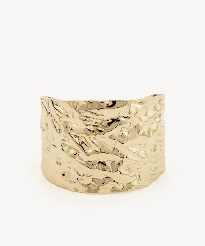 Sole Society Sole Society Textured Metal Cuff Gold One Size Os