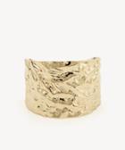 Sole Society Sole Society Textured Metal Cuff Gold One Size Os