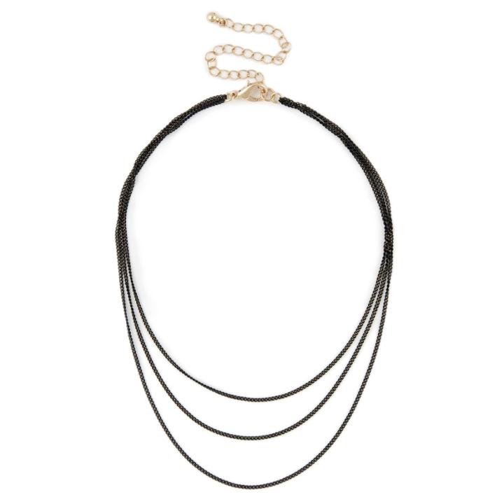 Sole Society Sole Society Dainty Layered Necklace - Bronze-one Size