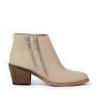 Sole Society Sole Society Bonny Double Zip Bootie - Biscotti