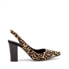Sole Society Sole Society Kaydan Slingback Block Heel Pump - Leopard-5