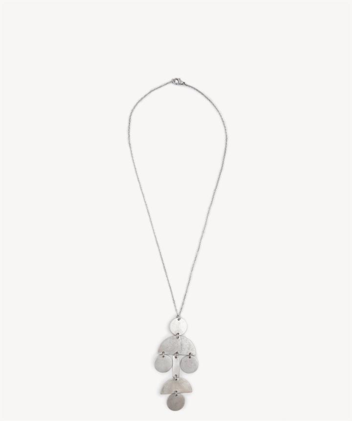 Sole Society Sole Society Geo Statement Necklace Silver One Size Os