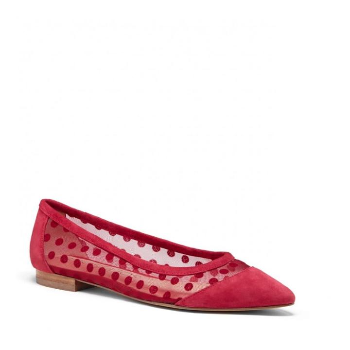 Sole Society Sole Society Raygan Pointed Toe Flat - Ruby-7.5