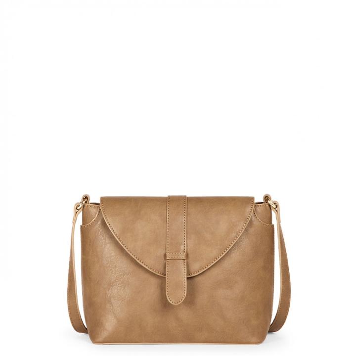 Sole Society Sole Society Brady Flap Over Crossbody - Olive-one Size
