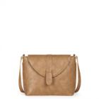 Sole Society Sole Society Brady Flap Over Crossbody - Olive-one Size