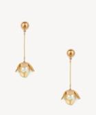 Sole Society Sole Society Pearl Drop Earrings Gold One Size Os