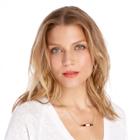 Sole Society Sole Society Porcupine Quill Bar Necklace - Gold-one Size