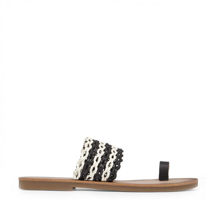 Lucky Brand Lucky Brand Baheeti Flat Sandal - Black Nigori-9.5