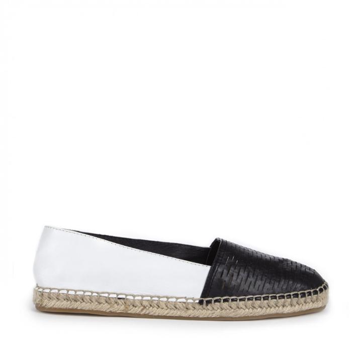 Vince Camuto Vince Camuto Disti Espadrille Flat - Black New Ivory-8.5