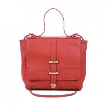 Solesociety Shauna Double Flap Crossbody Bag - Red