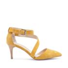 Sole Society Sole Society Cassia Asymmetrical Strap Pump - Mustard-11