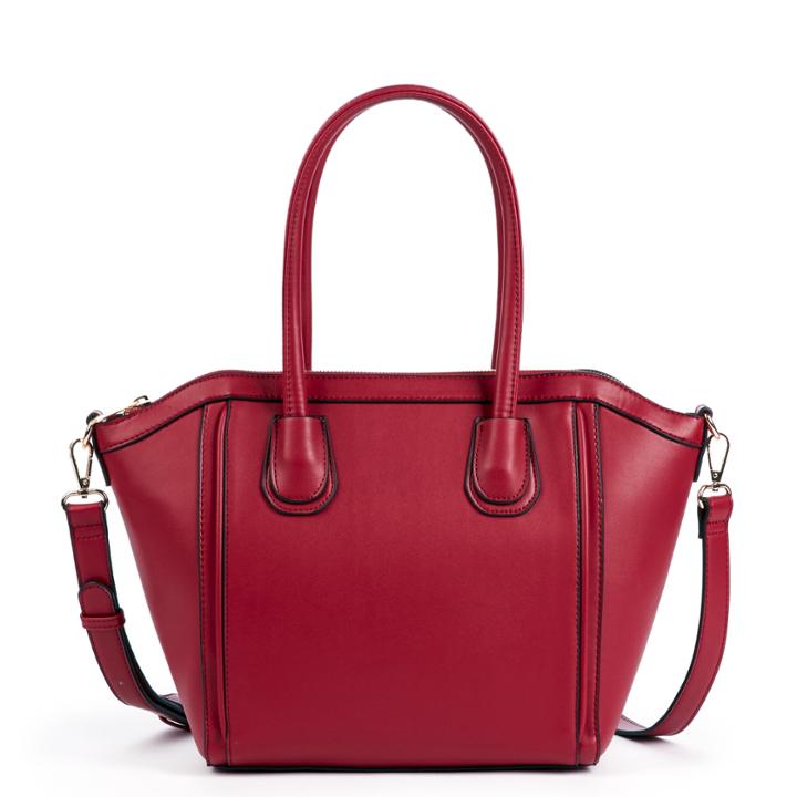 Sole Society Sole Society Amada Vegan Crossbody Satchel - Ruby-one Size