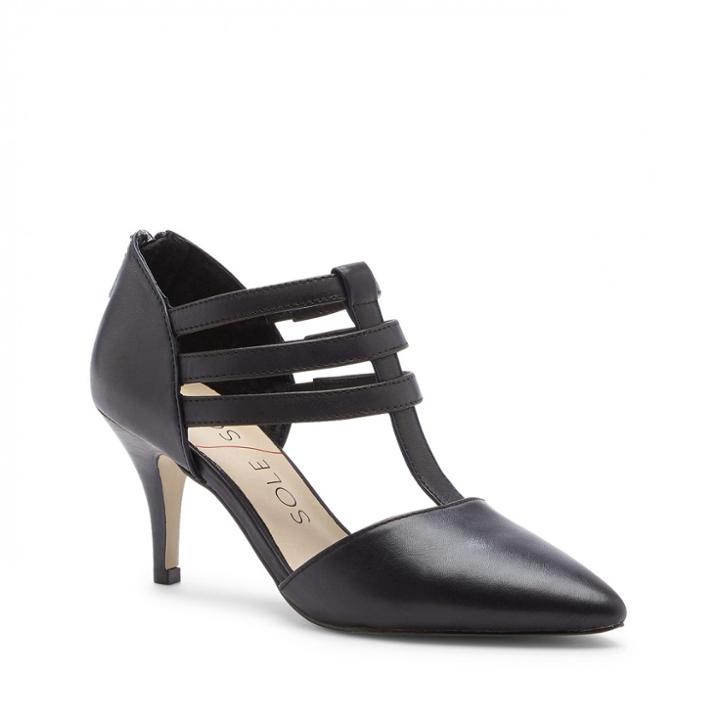 Sole Society Sole Society Mallory T-strap Heel - Black