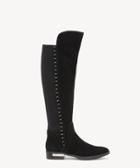 Vince Camuto Vince Camuto Women's Pardonal In Color: Black Suede Shoes Size 5 Leather Fabric From Sole Society