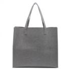 Sole Society Sole Society Becker Metallic Tote - Grey Gunmetal-one Size