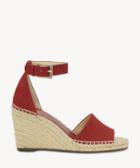 Vince Camuto Vince Camuto Leera Espadrille Wedges Cherry Red Size 5 Leather From Sole Society