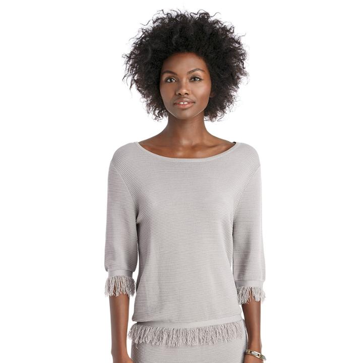Elliatt Elliatt Flash Knit Top - Grey