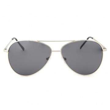 Solesociety Tailynn Oversized Metal Aviator - Silver
