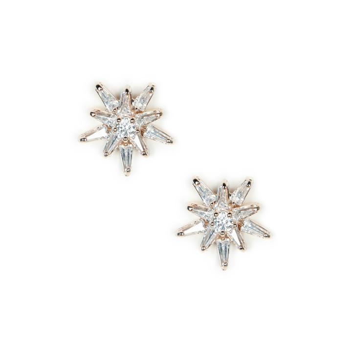 Sole Society Sole Society Crystal Burst Stud - Rose Gold