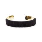 Sole Society Sole Society Fabric Wrapped Cuff - Black