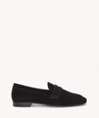 Vince Camuto Vince Camuto Women's Macinda Smoking Slippers Flats Black Size 5 Suede From Sole Society