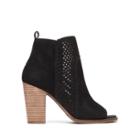 Lucky Brand Lucky Brand Lakmeh Peep Toe Bootie - Black