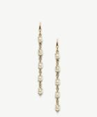 Sole Society Women's Pearl Linear Earrings Gold One Size From Sole Society