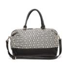 Sole Society Sole Society Daphnee Printed Weekender - Black